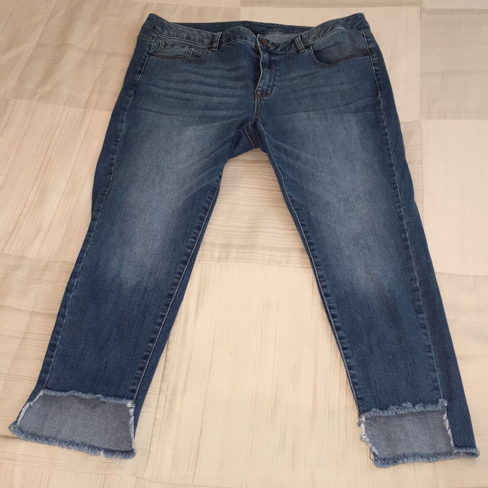 Lane Bryant Mid Rise Skinny Jeans